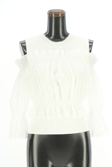 WILLSELECTION（ウィルセレクション）の古着「オープンショルダードッキングトップス（カットソー・プルオーバー）」大画像１へ