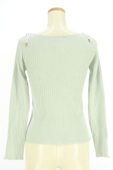 WILLSELECTION（ウィルセレクション）の古着「肩レースアップリブニットトップス（ニット）」大画像２へ