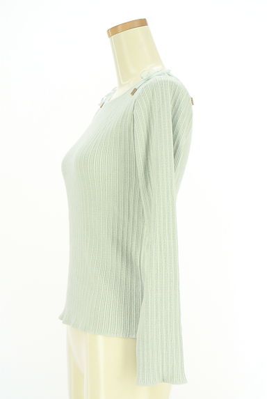 WILLSELECTION（ウィルセレクション）の古着「肩レースアップリブニットトップス（ニット）」大画像３へ