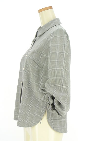 WILLSELECTION（ウィルセレクション）の古着「ボリュームスリーブチェック柄ブラウス（ブラウス）」大画像３へ