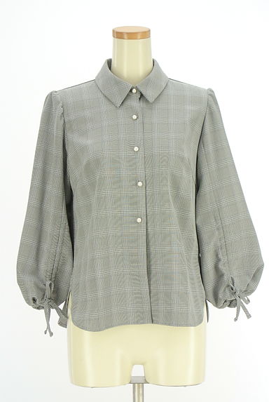 WILLSELECTION（ウィルセレクション）の古着「ボリュームスリーブチェック柄ブラウス（ブラウス）」大画像５へ