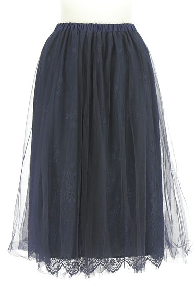 WILLSELECTION（ウィルセレクション）の古着「レース&チュールミディ丈スカート（スカート）」大画像２へ