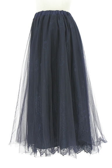 WILLSELECTION（ウィルセレクション）の古着「レース&チュールミディ丈スカート（スカート）」大画像３へ