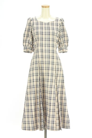 WILLSELECTION（ウィルセレクション）の古着「半そでチェック柄ワンピース（ワンピース・チュニック）」大画像１へ