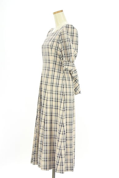 WILLSELECTION（ウィルセレクション）の古着「半そでチェック柄ワンピース（ワンピース・チュニック）」大画像３へ