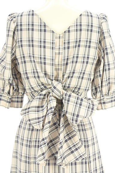WILLSELECTION（ウィルセレクション）の古着「半そでチェック柄ワンピース（ワンピース・チュニック）」大画像５へ