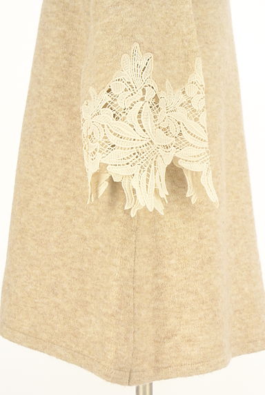 WILLSELECTION（ウィルセレクション）の古着「袖刺繍レースオフタートルニットワンピース（ワンピース・チュニック）」大画像５へ