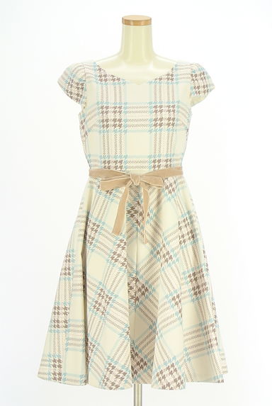 クリックで大画像表示 WILLSELECTION(ウィルセレクション)の古着「半そでチェック柄ワンピース(ワンピース・チュニック)」大画像1へ