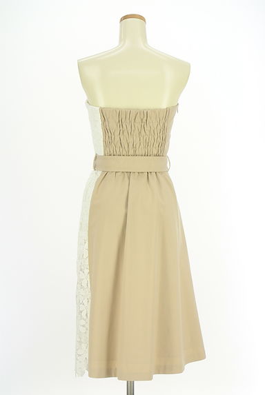 WILLSELECTION（ウィルセレクション）の古着「レース切替ベアトップワンピース（キャミワンピース）」大画像２へ