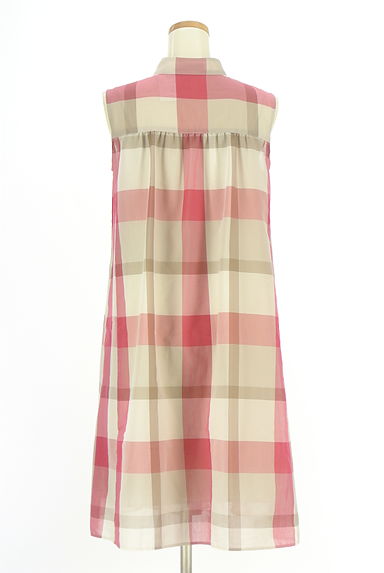 BLUE LABEL CRESTBRIDGE（ブルーレーベル・クレストブリッジ）の古着「ノースリチェック柄ワンピース（ワンピース・チュニック）」大画像２へ