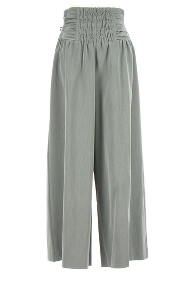 WILLSELECTION（ウィルセレクション）の古着「ウエストリボン付きギャザーワイドパンツ（パンツ）」大画像２へ