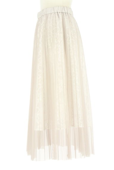 WILLSELECTION（ウィルセレクション）の古着「レース&プリーツチュールミモレ丈スカート（スカート）」大画像３へ
