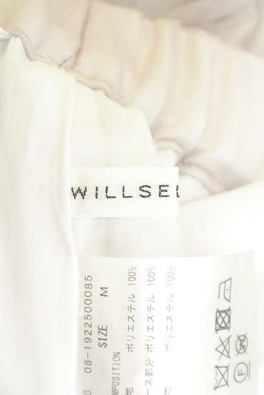 WILLSELECTION（ウィルセレクション）の古着「レース&プリーツチュールミモレ丈スカート（スカート）」大画像６へ