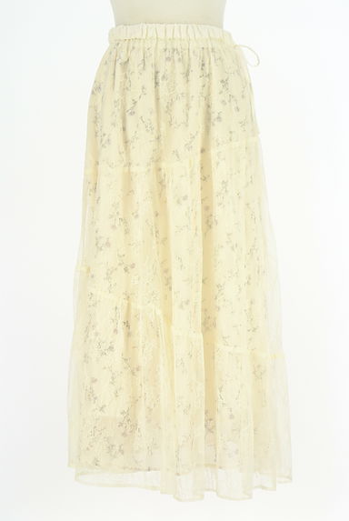 WILLSELECTION（ウィルセレクション）の古着「レースレイヤード小花柄ロングスカート（ロングスカート・マキシスカート）」大画像１へ