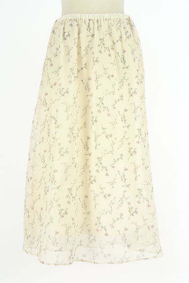 WILLSELECTION（ウィルセレクション）の古着「レースレイヤード小花柄ロングスカート（ロングスカート・マキシスカート）」大画像５へ