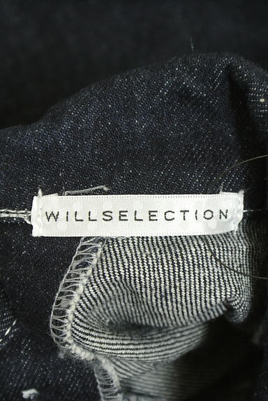 WILLSELECTION（ウィルセレクション）の古着「後ろレースアップワンウォッシュデニムジャケット（ブルゾン・スタジャン）」大画像６へ