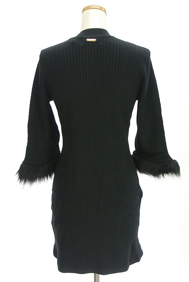 Rady（レディ）の古着「袖ファーリブニットワンピース（ワンピース・チュニック）」大画像２へ