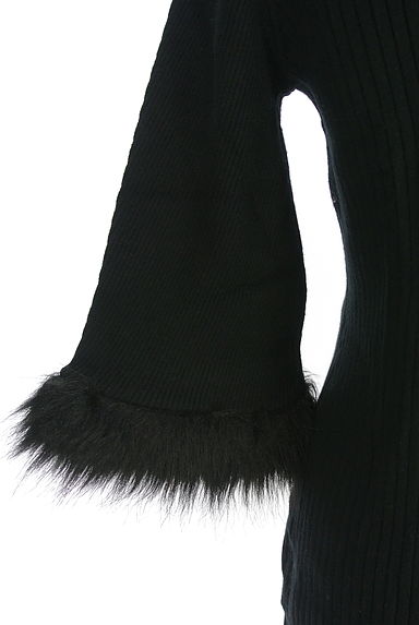 Rady（レディ）の古着「袖ファーリブニットワンピース（ワンピース・チュニック）」大画像５へ