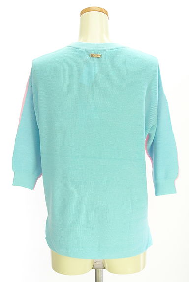 Rady（レディ）の古着「7分袖バイカラーニット（ニット）」大画像２へ