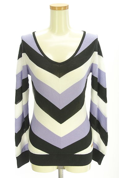 Rady（レディ）の古着「配色Vネックにと（ニット）」大画像１へ