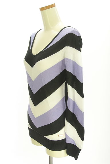 Rady（レディ）の古着「配色Vネックにと（ニット）」大画像３へ