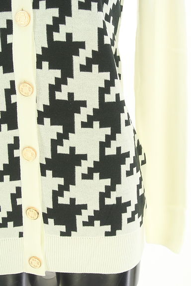 Rady（レディ）の古着「千鳥格子柄ニットカーディガン（カーディガン・ボレロ）」大画像５へ