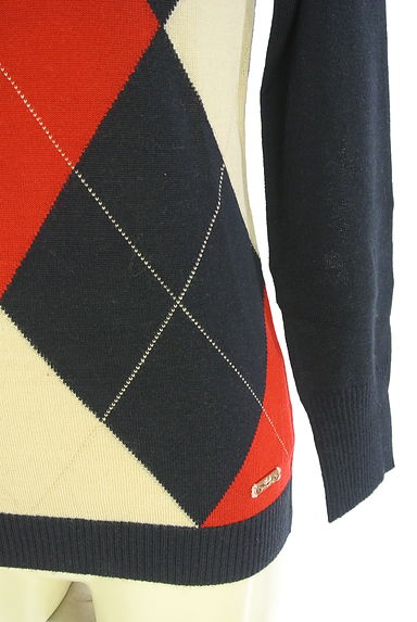 Rady（レディ）の古着「アーガイル柄Vネックニット（ニット）」大画像５へ