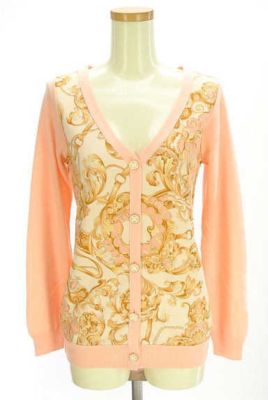 Rady（レディ）の古着「フロント切替ニットカーディガン（カーディガン・ボレロ）」大画像１へ