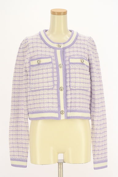 Rady（レディ）の古着「チェック柄ニットジャケット（ジャケット）」大画像１へ