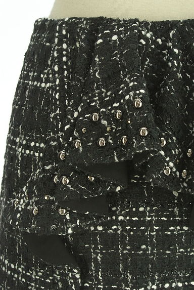 ROYAL PARTY（ロイヤルパーティ）の古着「バックフリルツイードミニスカート（ミニスカート）」大画像４へ