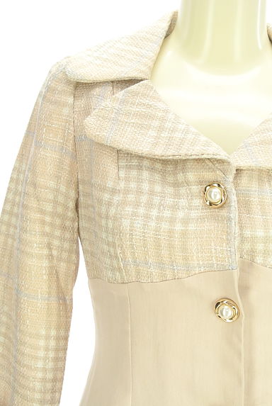 ROYAL PARTY（ロイヤルパーティ）の古着「別地切替ジャケットライクワンピース（ワンピース・チュニック）」大画像４へ