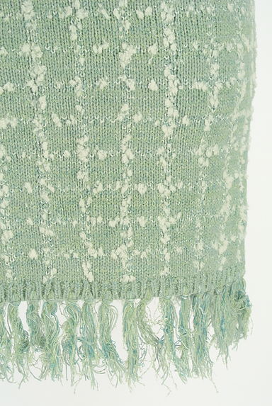 ROYAL PARTY（ロイヤルパーティ）の古着「フリンジニットミニスカート（ミニスカート）」大画像５へ