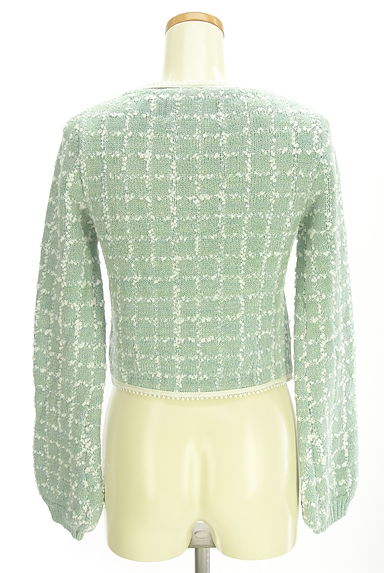 ROYAL PARTY（ロイヤルパーティ）の古着「パール付きニットジャケット（ジャケット）」大画像２へ