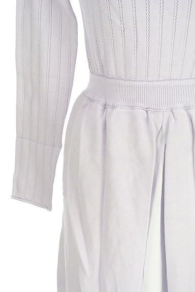 rienda（リエンダ）の古着「編地切替ニットワンピース（ワンピース・チュニック）」大画像４へ