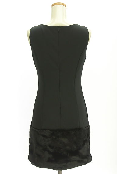 Rady（レディ）の古着「裾フェイクファー切替ノースリワンピース（ワンピース・チュニック）」大画像２へ