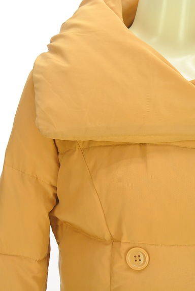 rienda（リエンダ）の古着「ボリューム襟ロングダウンコート（ダウンジャケット・ダウンコート）」大画像４へ