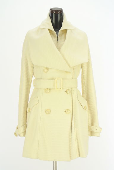 rienda（リエンダ）の古着「レイヤード風ウールライクコート（コート）」大画像１へ