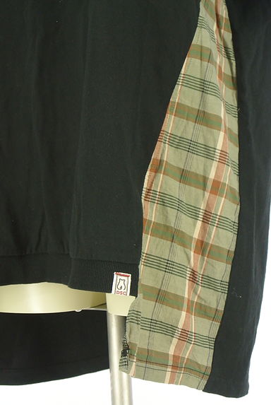 drug store's（ドラッグストアーズ）の古着「チェック柄切替半そでTシャツ（Ｔシャツ）」大画像５へ