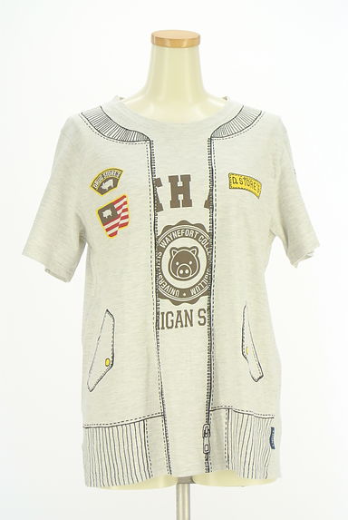 drug store's（ドラッグストアーズ）の古着「フェイクレイヤードプリントTシャツ（Ｔシャツ）」大画像１へ