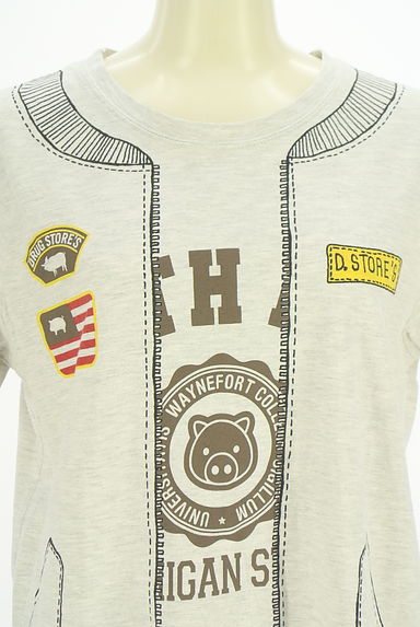 drug store's（ドラッグストアーズ）の古着「フェイクレイヤードプリントTシャツ（Ｔシャツ）」大画像４へ