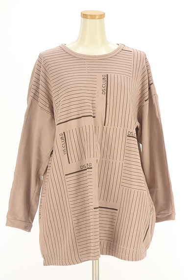 drug store's（ドラッグストアーズ）の古着「ボーダー×ストライププリント スウェットトップス（スウェット・パーカー）」大画像１へ