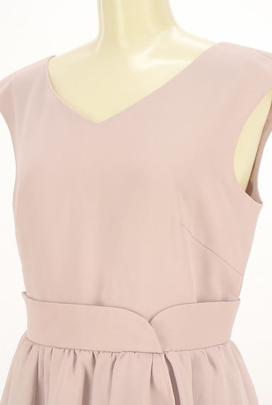 JILL by JILLSTUART（ジルバイジルスチュアート）の古着「スカート刺繍レースINノースリワンピース（ワンピース・チュニック）」大画像４へ