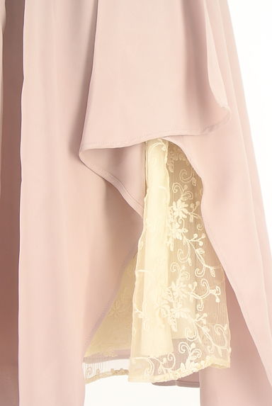 JILL by JILLSTUART（ジルバイジルスチュアート）の古着「スカート刺繍レースINノースリワンピース（ワンピース・チュニック）」大画像５へ