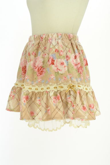 LIZ LISA（リズリサ）の古着「花柄フリルミニフレアスカート（ミニスカート）」大画像３へ