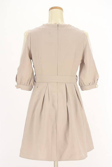 evelyn（エブリン）の古着「袖ドットチュール切替ワンピース（ワンピース・チュニック）」大画像２へ