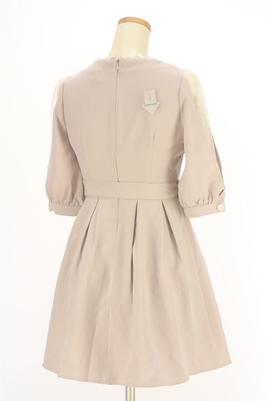 evelyn（エブリン）の古着「袖ドットチュール切替ワンピース（ワンピース・チュニック）」大画像４へ