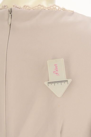 evelyn（エブリン）の古着「袖ドットチュール切替ワンピース（ワンピース・チュニック）」大画像５へ