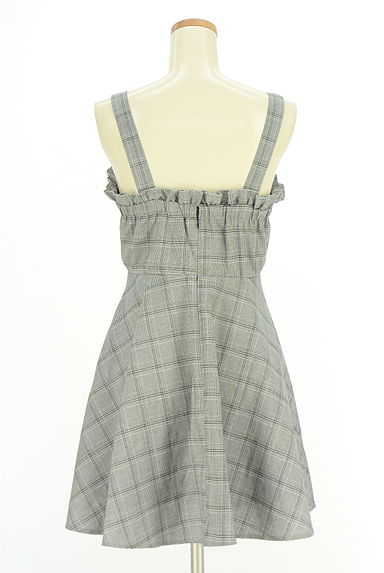 evelyn（エブリン）の古着「グレンチェック柄キャミワンピース（キャミワンピース）」大画像２へ