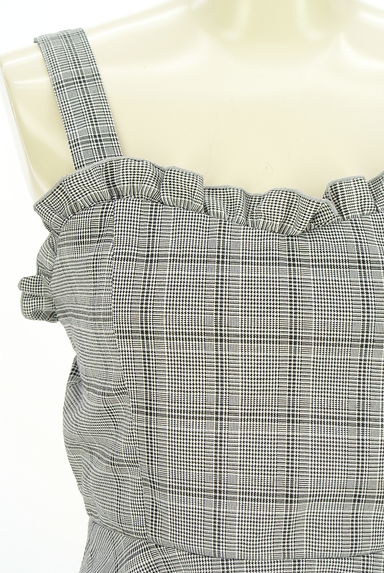 evelyn（エブリン）の古着「グレンチェック柄キャミワンピース（キャミワンピース）」大画像４へ