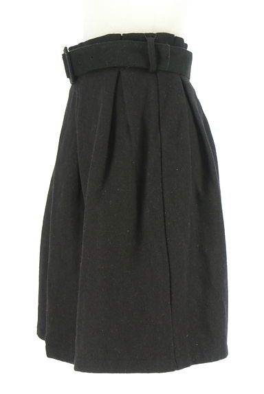 An MILLE（アンミール）の古着「ベルト付きタック膝上スカート（スカート）」大画像３へ